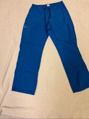 Women’s Royal Blue Straight-Leg Utility Pants